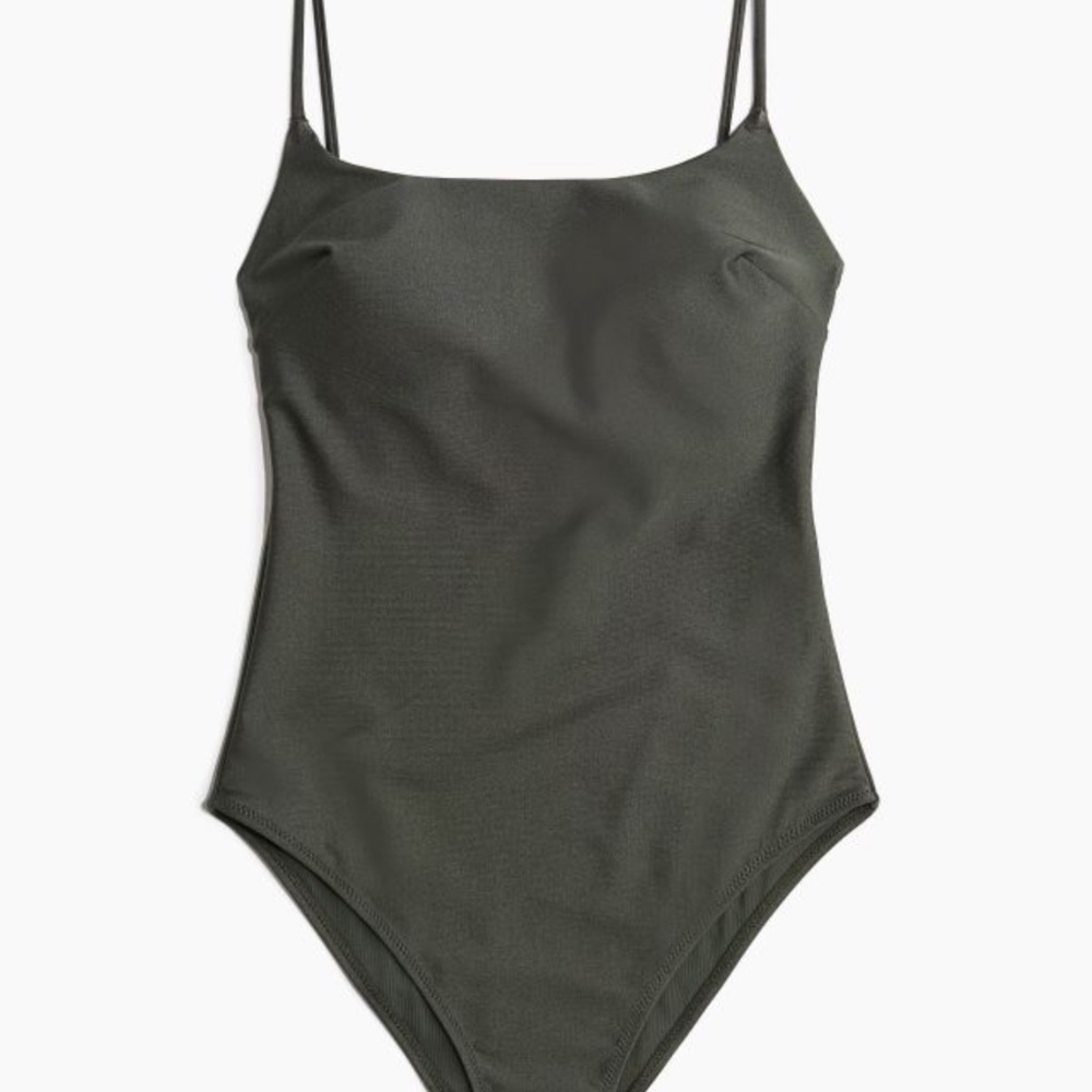 H&m green bathing suit spaghetti strap not used